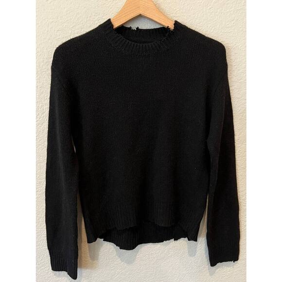 NWT RTA Emma Distressed Cashmere Pullover Sweater Size XS - Picture 9 of 10